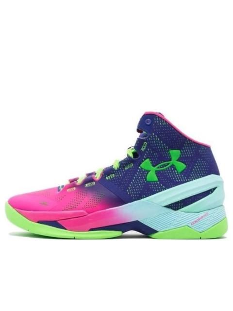 Under Armour Armour Curry 2 레트로 농구 신발 '북부 조명'3026052-600