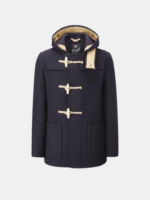 GLOVERALL Men's Mid-Length Monty Duffle Coat Navy (Archive)