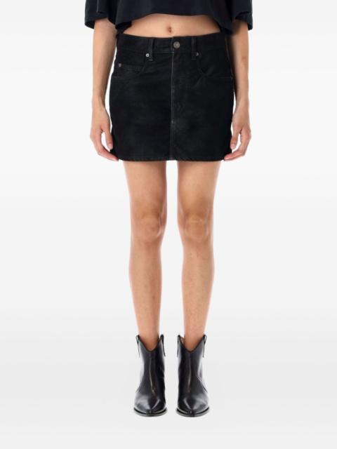 five-pocket mini skirt