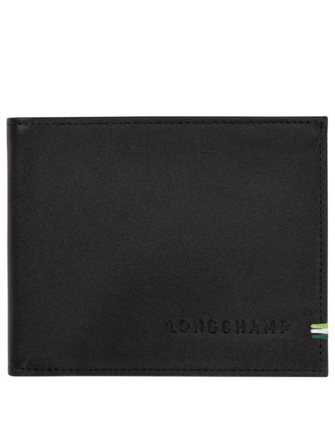 Longchamp sur Seine Wallet Black - Leather