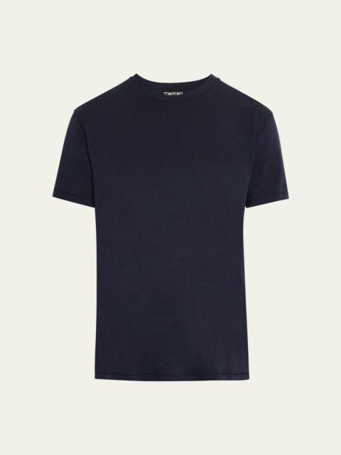 TOM FORD Men's Lyocell-Cotton Crewneck T-Shirt