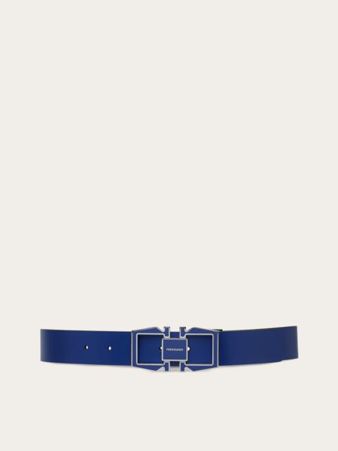FERRAGAMO Reversible and adjustable Gancini belt