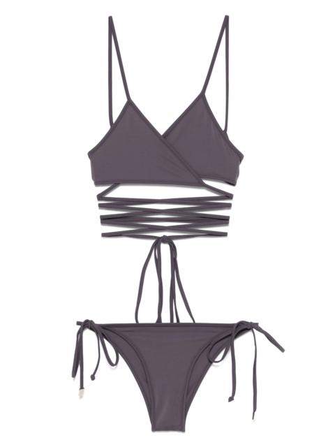 THE ATTICO Lace-up Bikini