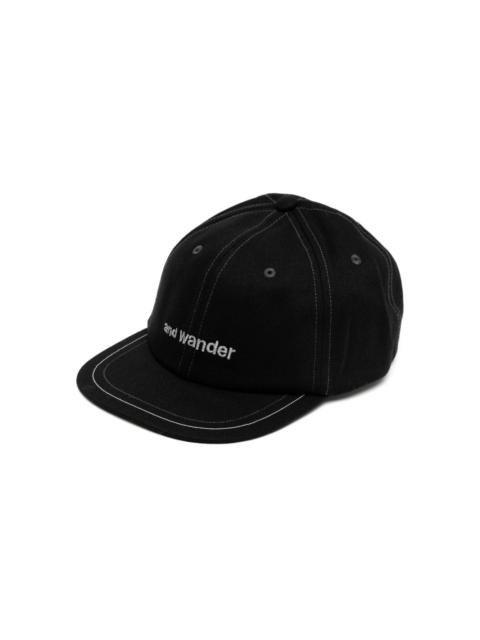 and Wander logo-embroidered cotton cap