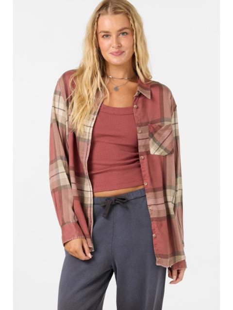 O'Neill O'Riginals Logan Long Sleeve Flannel Top