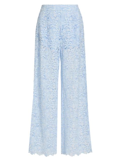 GENERATION LOVE Women's Fifi Lace Pants - Light Blue White