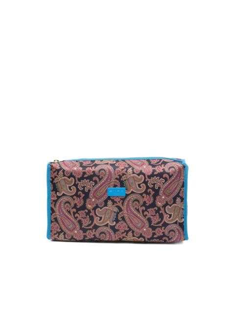 Etro paisley-print trapeze wash bag
