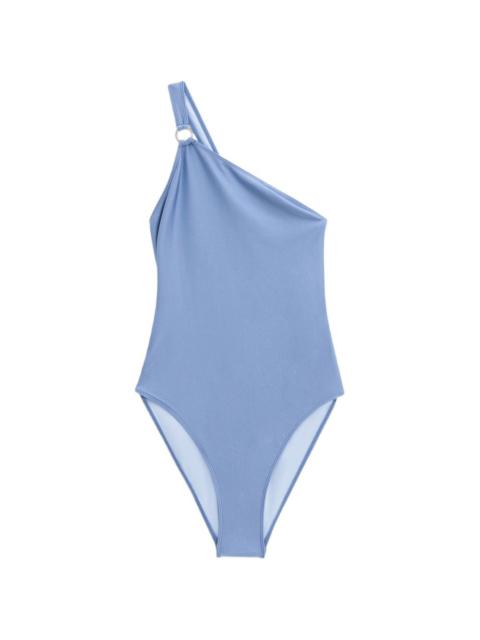 FILIPPA K asymmetric-neck ring-detail swimsuit