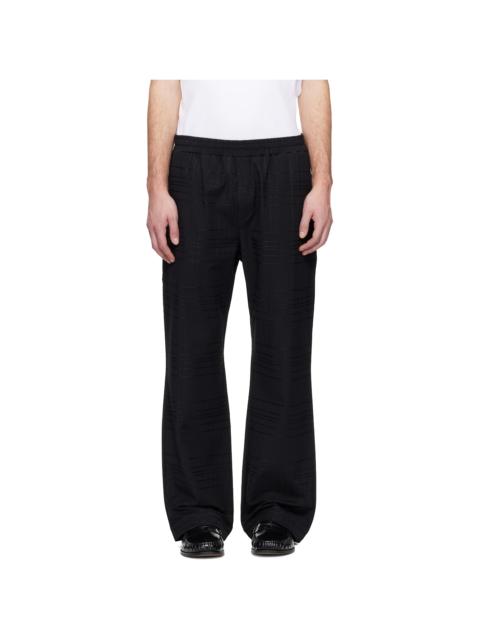 ERNEST W. BAKER Black Straight Fit Track Pants