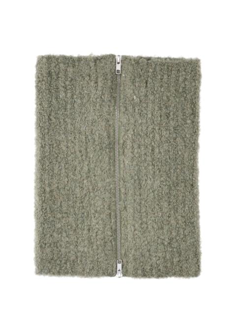 MM6 Maison Margiela ZIP NECK WARMER IN WOOL BLEND