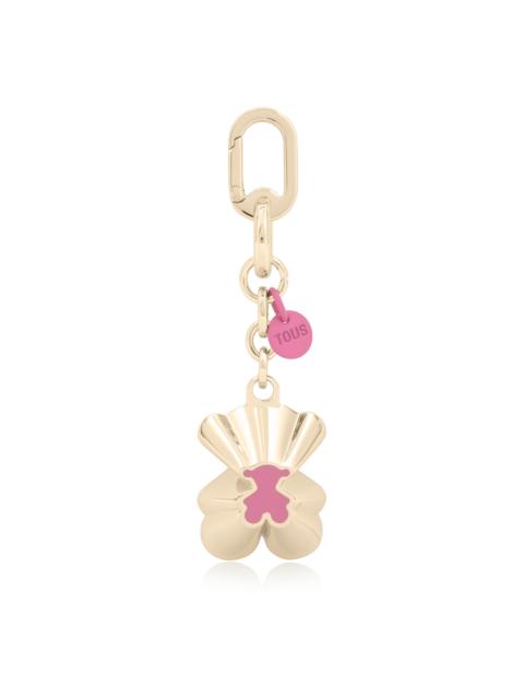 TOUS Rose and gold-colored Key Ring TOUS Trunk Bear