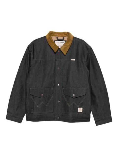 FILSON x Wrangler Work corduroy-collar denim jacket