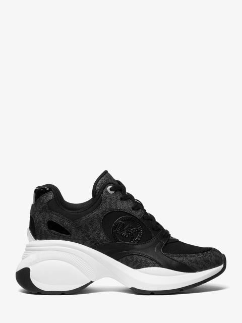 MICHAEL KORS Zuma Signature Logo Trainer
