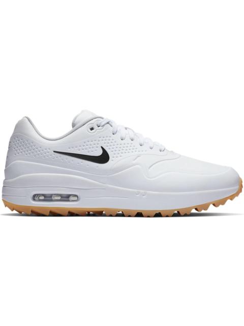 Nike Air Max 1 Golf White Gum Black Swoosh