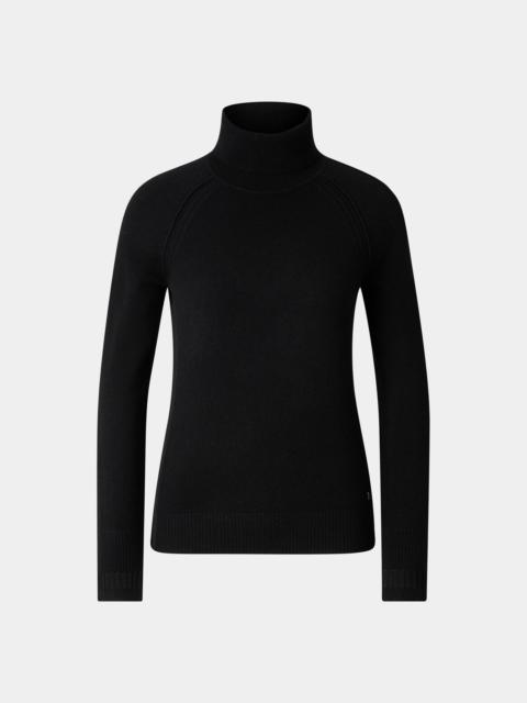 BOGNER Vaiana pure new wool cashmere sweater in Black