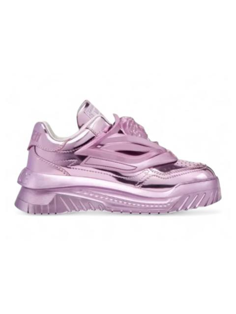 VERSACE Versace Odyssey Low Top Metallic Purple
