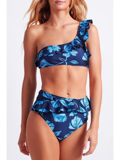 PatBO Nightflower High Waist Bikini Bottom
