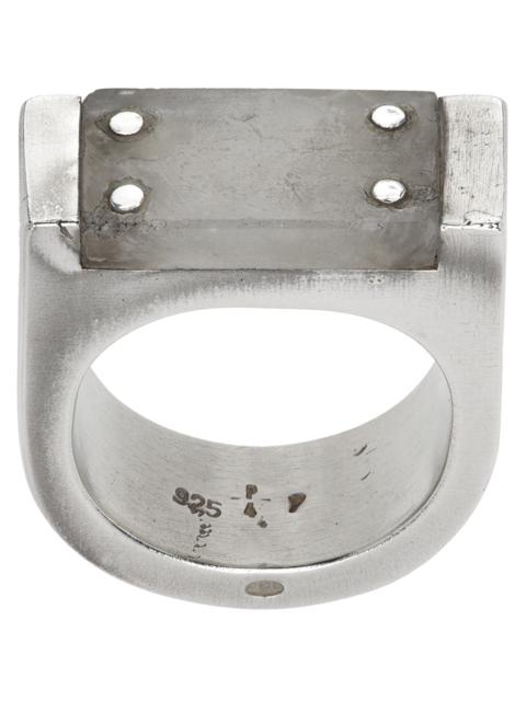 Parts of Four Silver Plate Ring