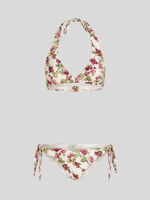 Etro BIKINI WITH BERRY PRINT