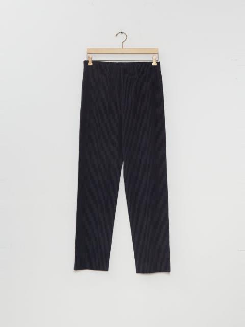ISSEY MIYAKE Pleated Basic Trouser — Navy
