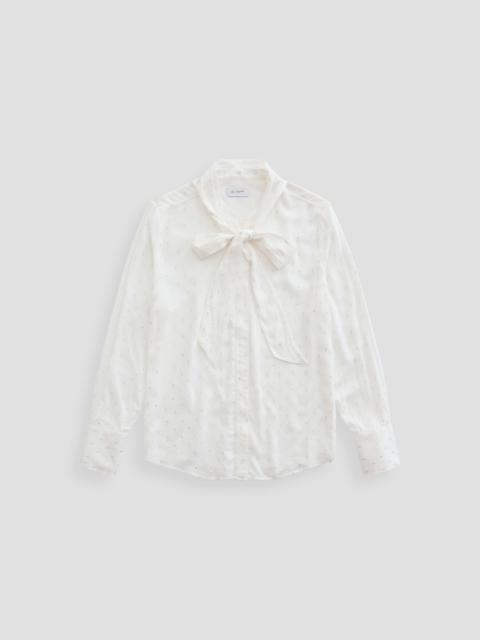 AG Jeans Lora Tie Neck Shirt