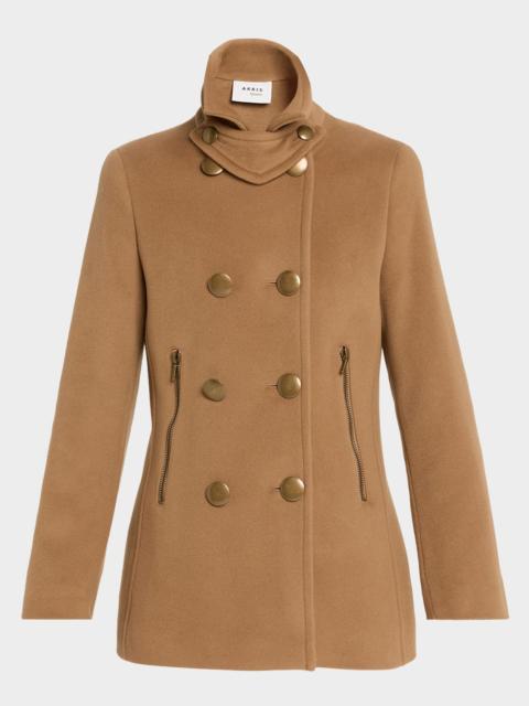 AKRIS Cashmere and Wool-Blend Top Coat