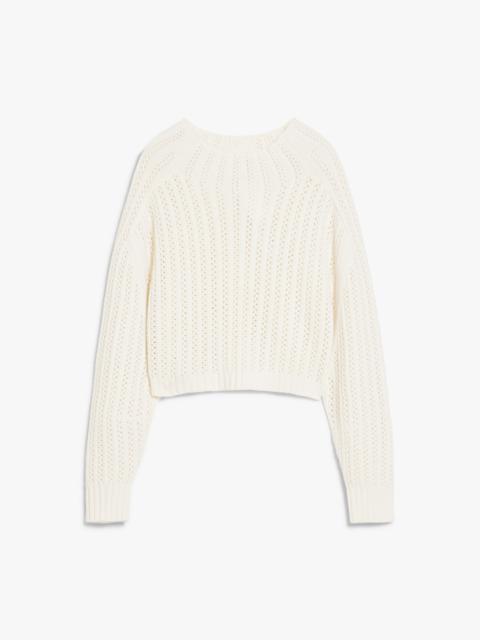 HODEIDA Wool and cashmere cropped jumper