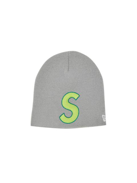 Supreme Supreme x New Era S Logo Beanie 'Grey' | REVERSIBLE