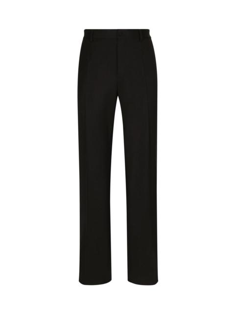 Dolce & Gabbana STRAIGHT-LEG WOOL TROUSERS