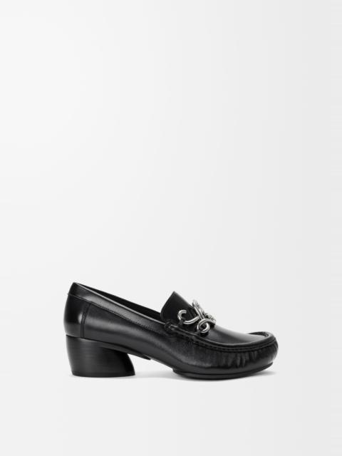 Loewe Oval Double L loafer in soft calfskin