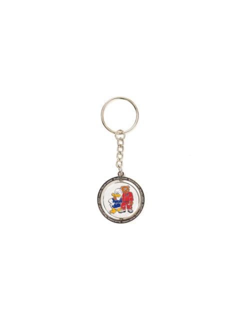 PALACE DOG AND DUCK KEYRING SILVER