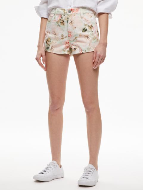 Alice + Olivia AMAZING HIGH RISE DENIM VINTAGE SHORT