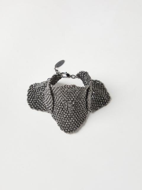 Brunello Cucinelli Sterling Silver sculptured flower bracelet