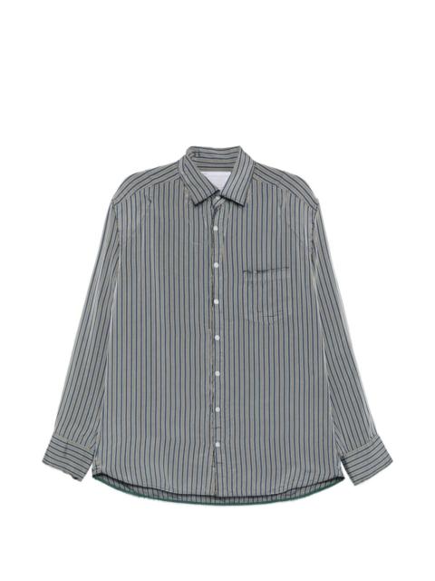 Kolor striped-pattern shirt