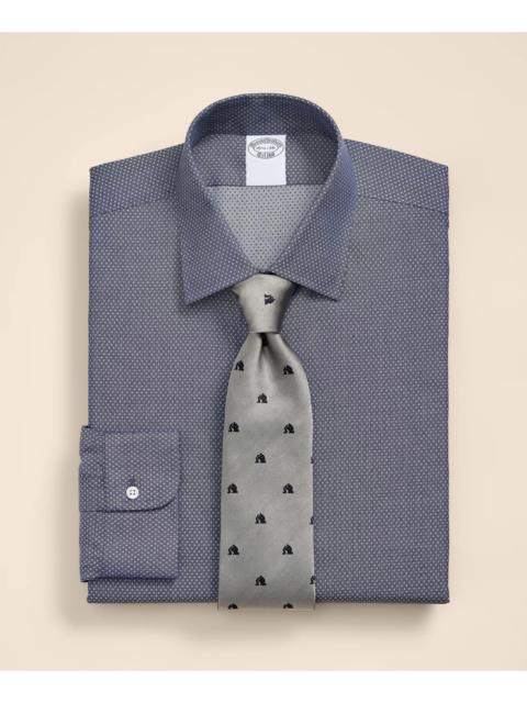 Brooks Brothers Supima® Cotton Non-Iron Ainsley Collar Dot Dress Shirt