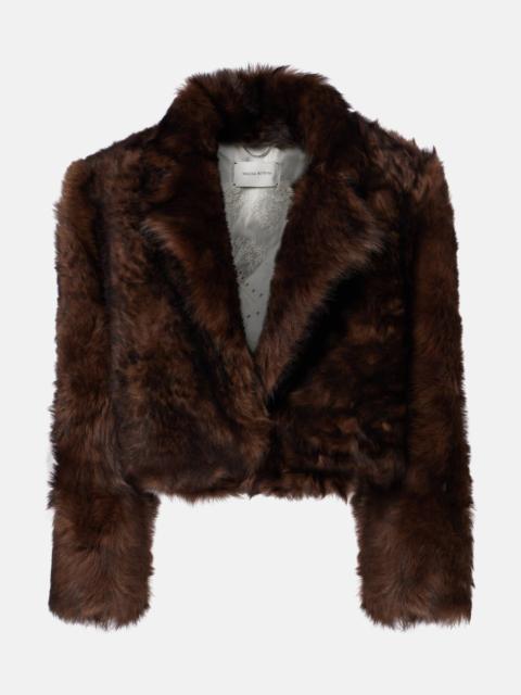 MAGDA BUTRYM Cropped shearling jacket