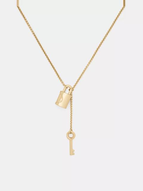 kate spade Spade Lock Padlock And Key Pendant