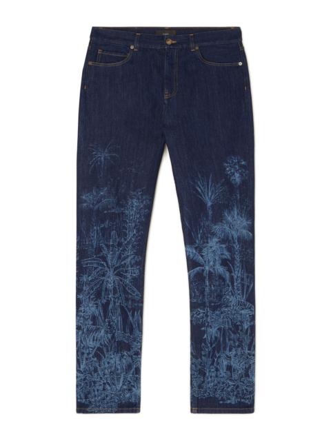 Alanui Jungle Toile De Jouy Denim Pants