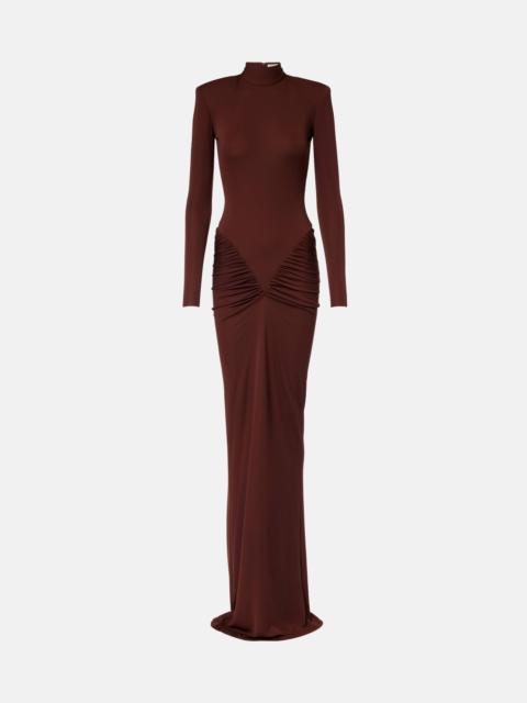 THE NEW ARRIVALS ILKYAZ OZEL Darja ruched gown