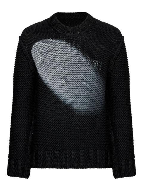 MM6 Maison Margiela textured knit sweater