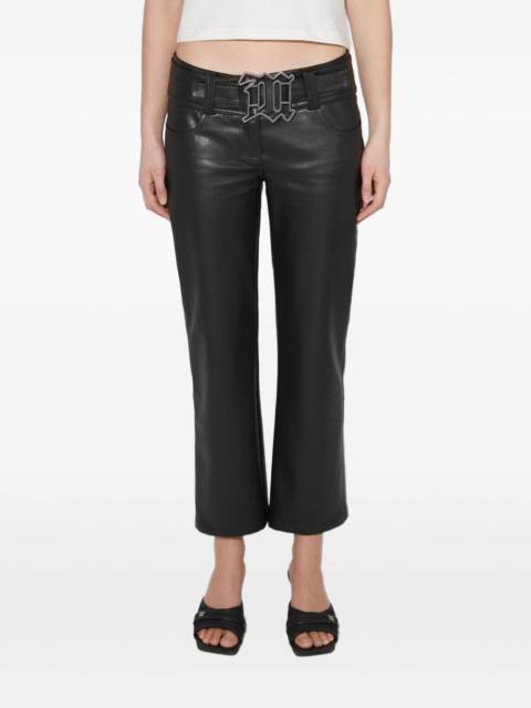 MISBHV logo-buckle trousers