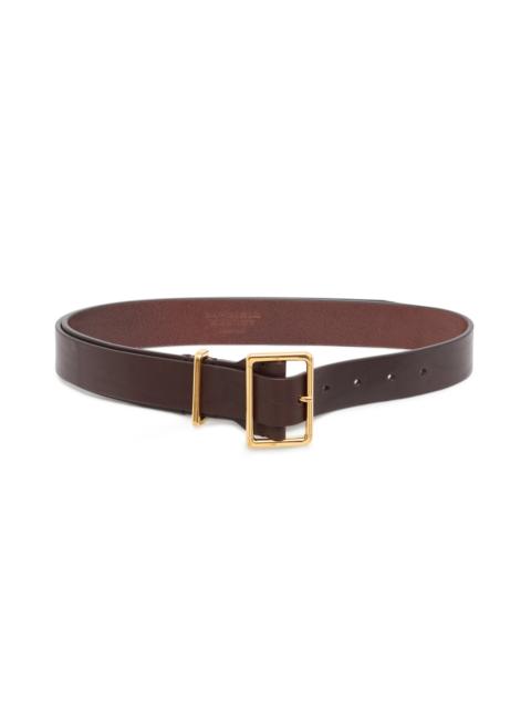 GABRIELA HEARST Marlene Belt in Chocolate Leather