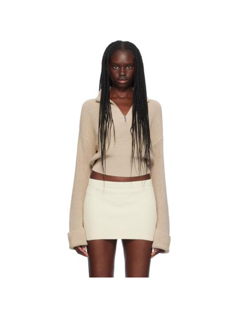 AYA MUSE Beige Leda Sweater