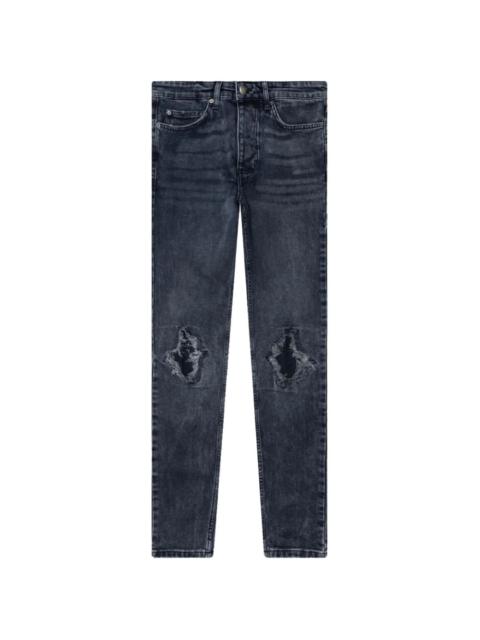 Ksubi distressed straight-leg jeans