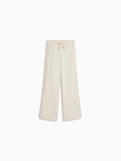 PUMA HER Women's High Waist, Wide Leg Pants