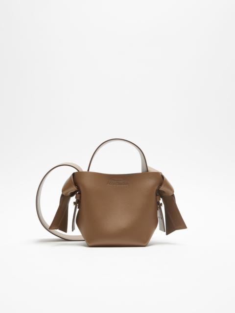 Acne Studios Musubi micro tote - Camel brown