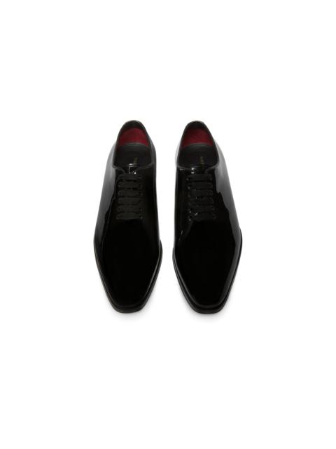 TOM FORD PATENT LEATHER ELKAN LACE UP