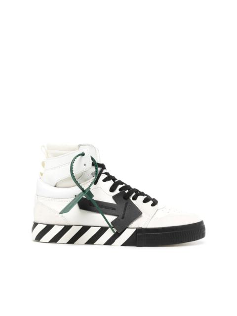  PEAK★LANDER SNEAKERS★兼用★OFF WHITE Off-White Vulcanized high-top sneakers | REVERSIBLE