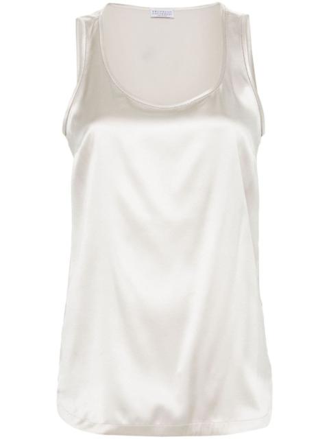Monili chain-embellished top
