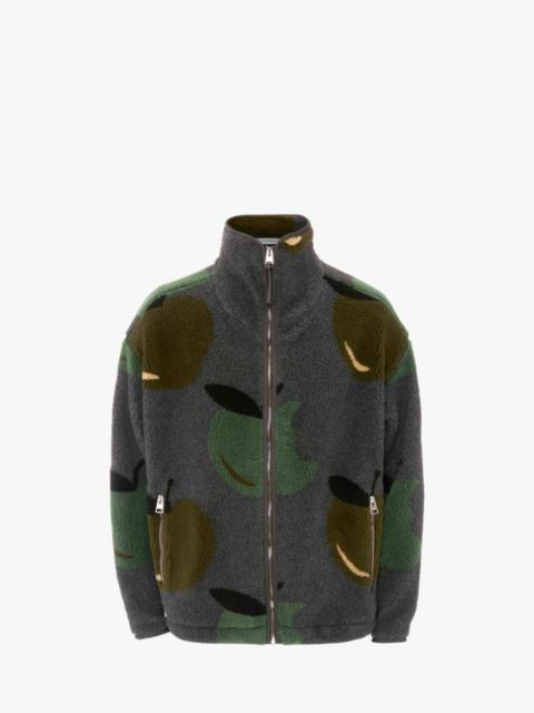 JW Anderson CASUAL ZIP FRONT FLEECE JACKET